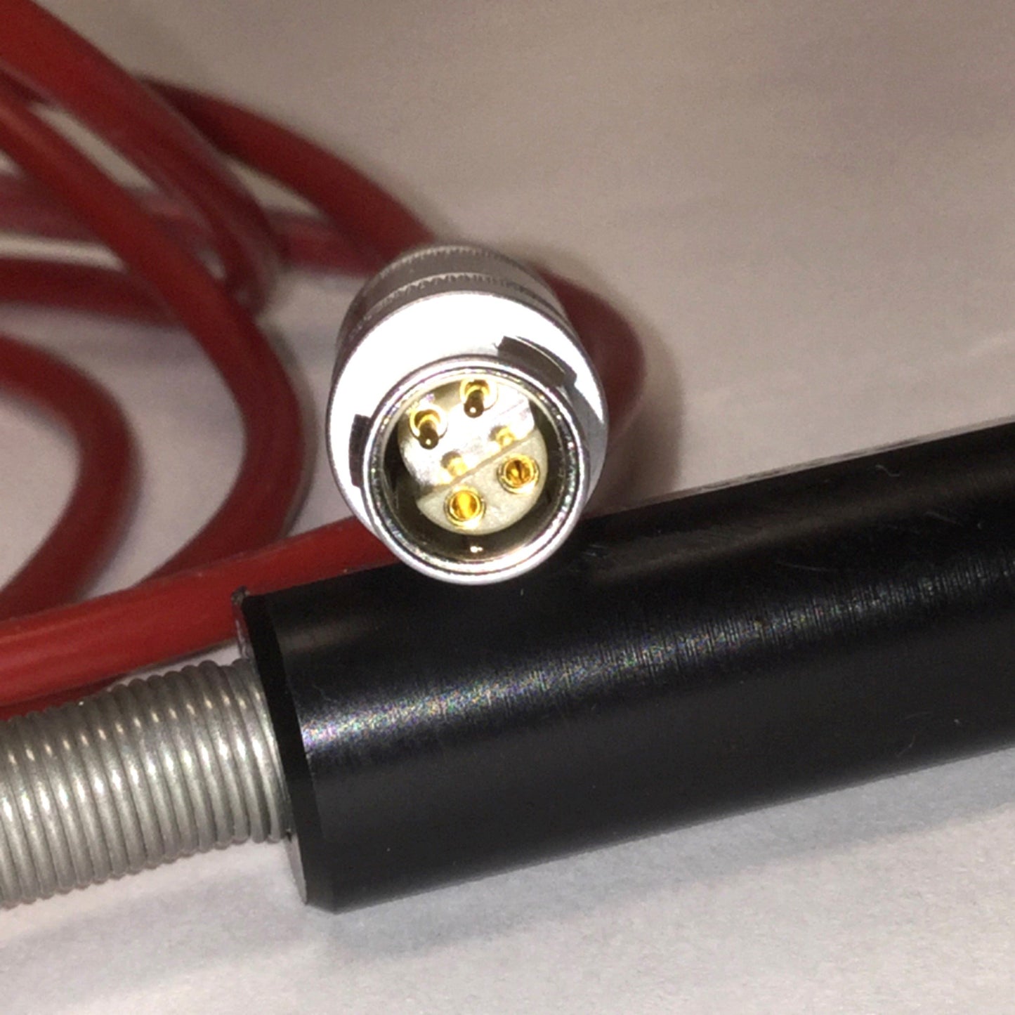 Used Julabo 8981010 Pt100 External RTD SS Sensor Probe 300mm L x Ø6mm, 4-Pin LEMO