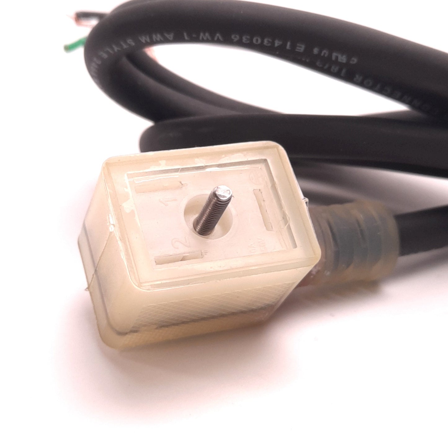 Used Canfield 5J561-251-US0 Mini Solenoid Valve Connector 10A 6-24v AC/DC , 6 Feet