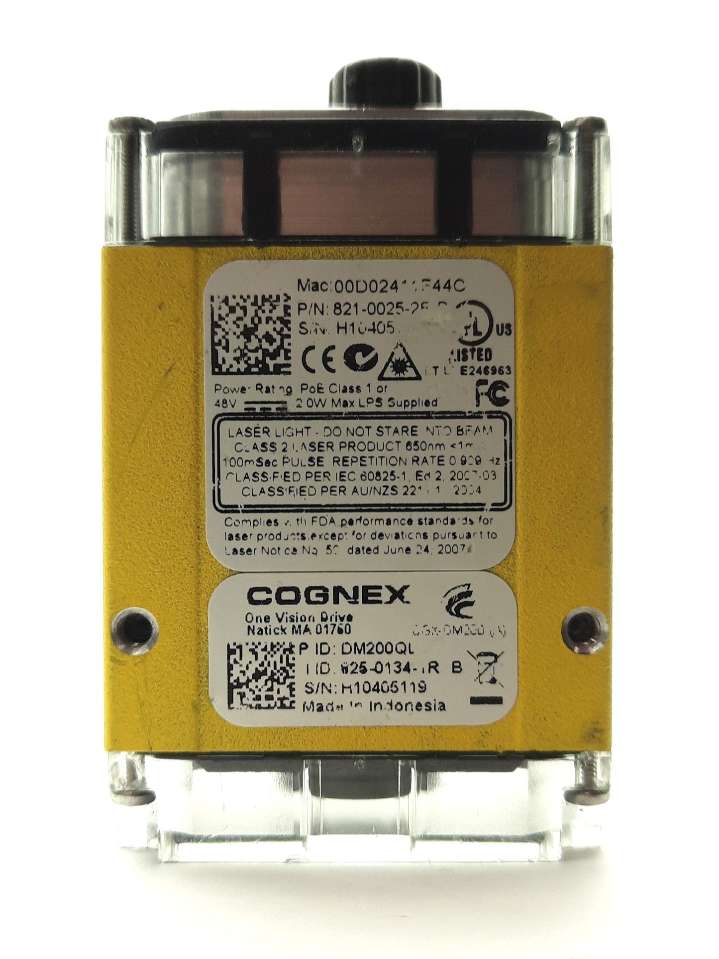 Used Cognex DM200QL Dataman 200 Barcode Scanner/Reader Liquid Lens 1DMax High-Speed