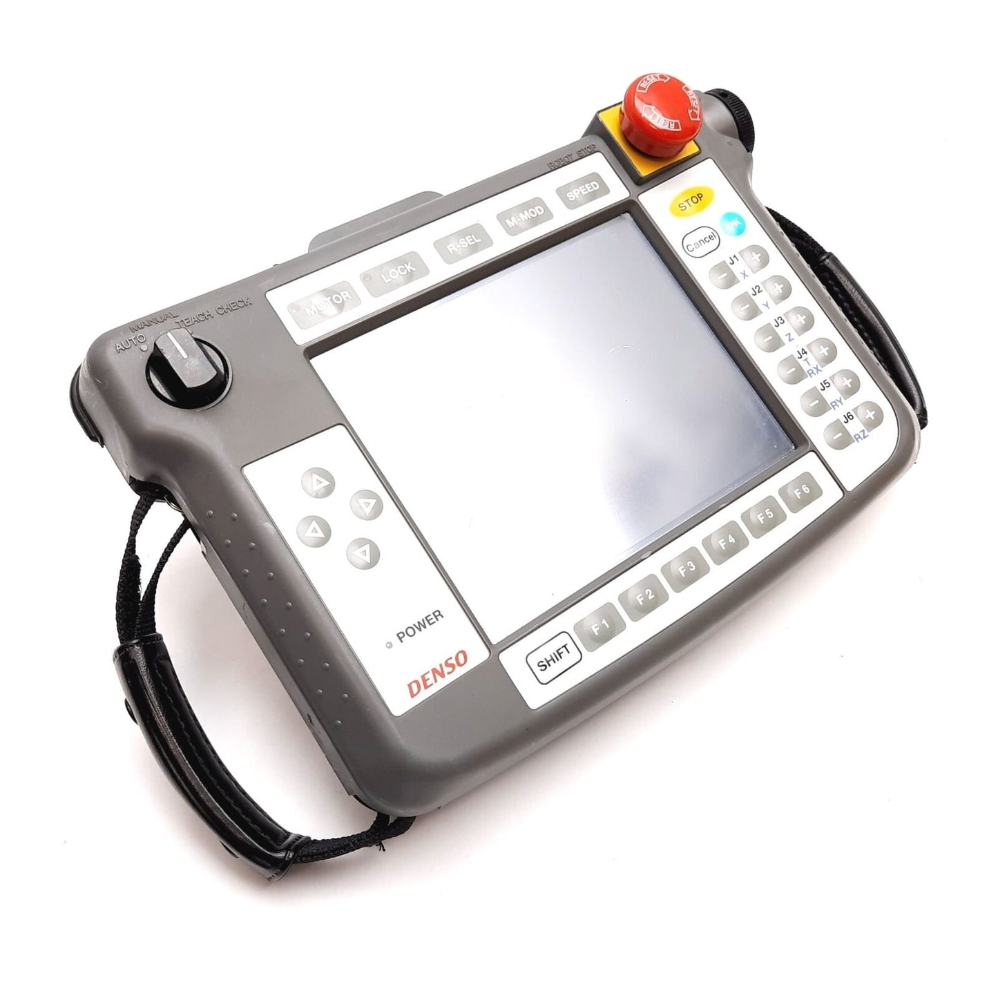 Used Denso TP-RC5-1 Robot Controller Teaching Pendant 24VDC 640x480 Pixels LCD Screen