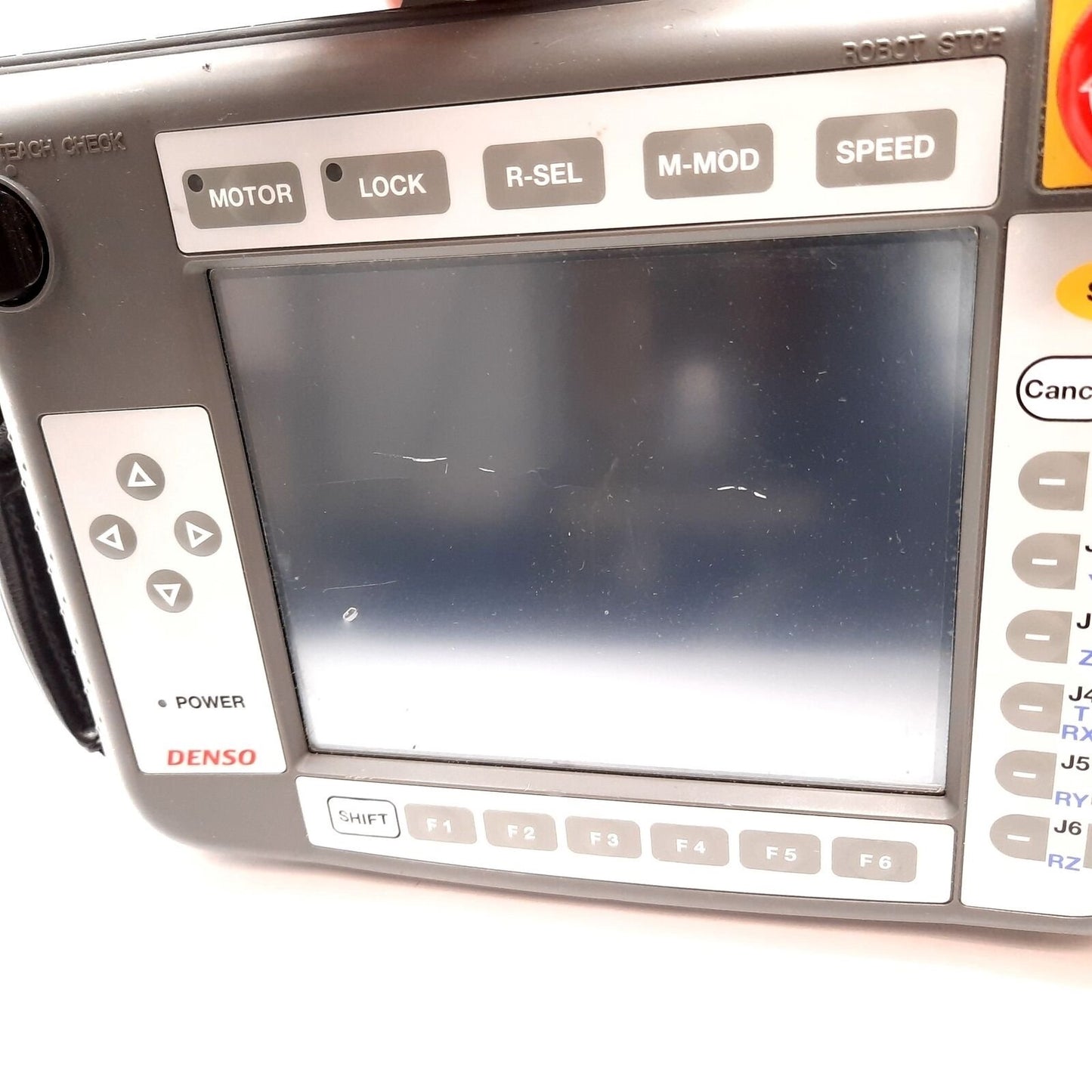 Used Denso TP-RC5-1 Robot Controller Teaching Pendant 24VDC 640x480 Pixels LCD Screen