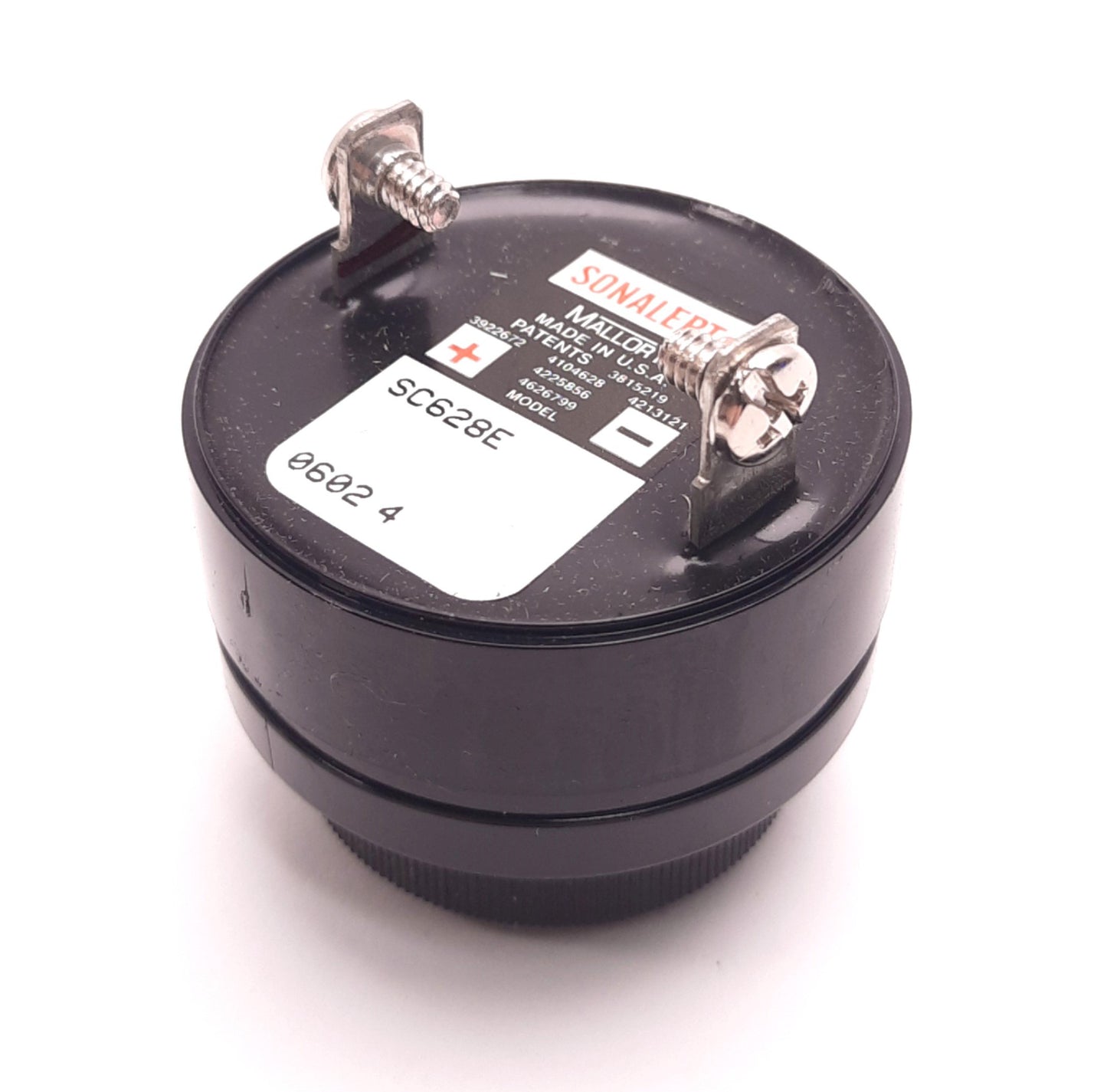 Used Mallory Sonalert SC628E Alarm 1.9kHz Frequency, 6-28VDC, 55dB @ 6V/61cm