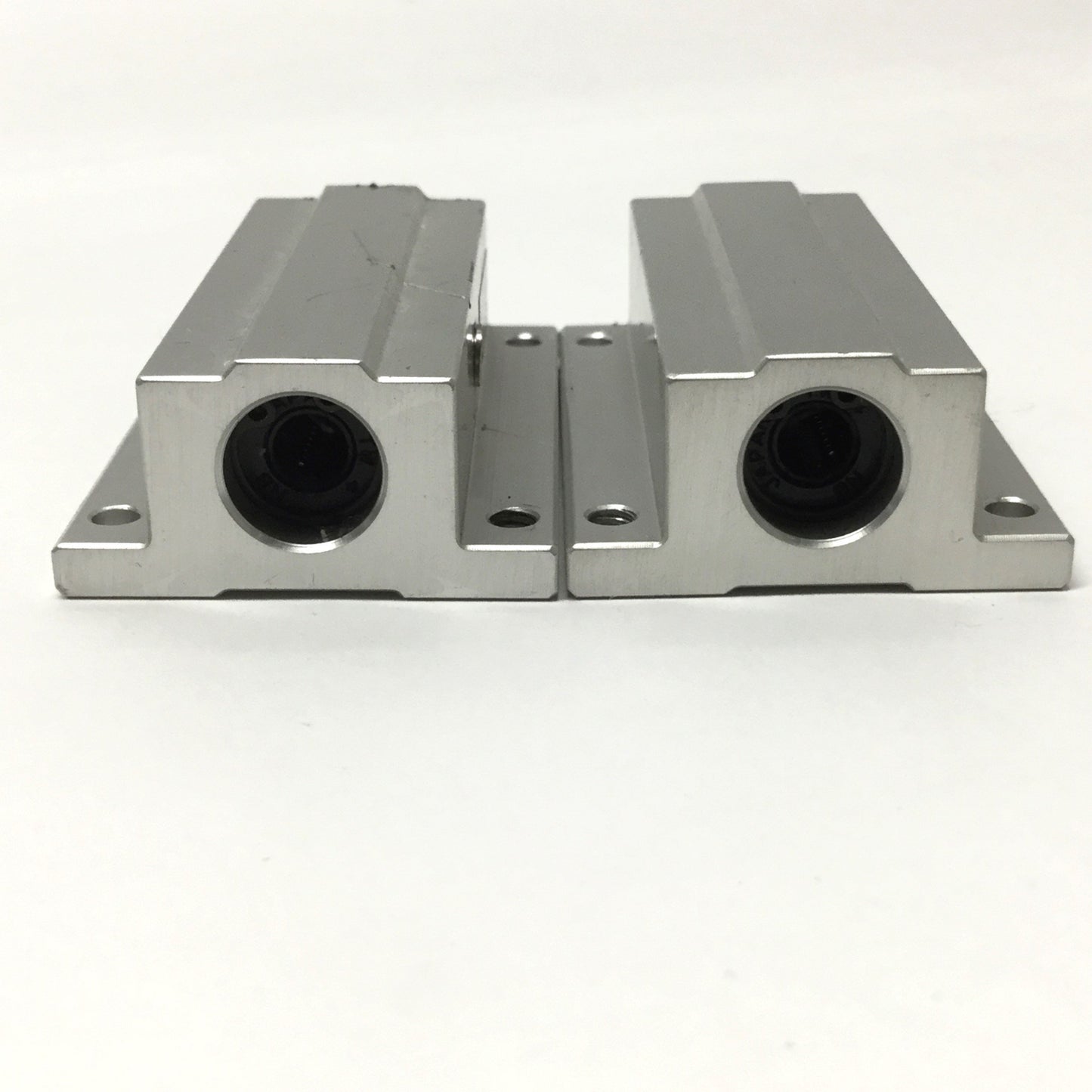 Used Lot of 2 Nippon TWA 4WUU Linear Bearings Double-Wide Block 1/4" Bore, 96lb Load