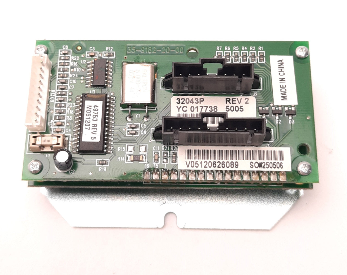 Used Zebra 32043P Rev 2 Display Unit for 110XiIII/170XiIII With Bracket for 105SL