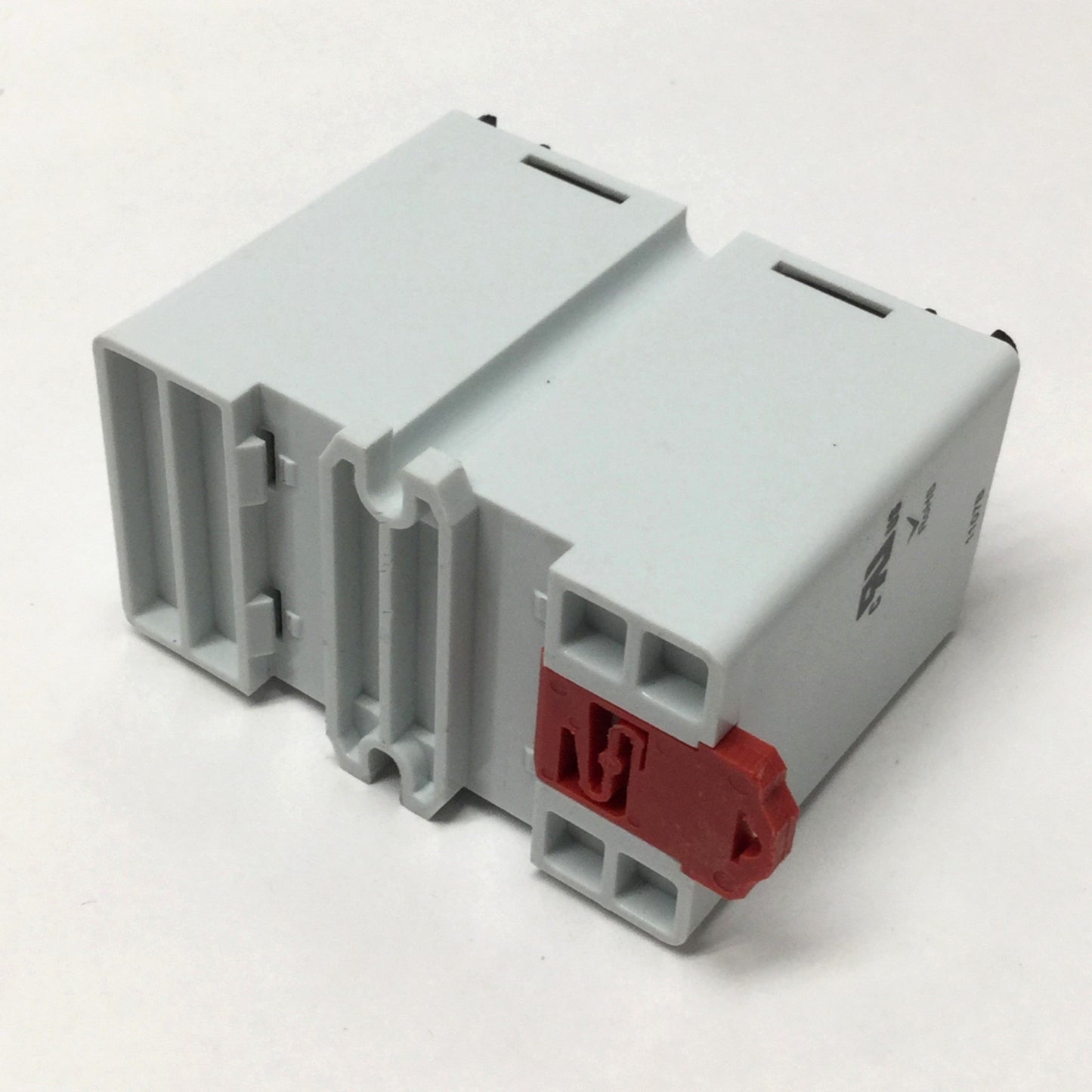 Used Magnecraft 385XBX-24D Latching Relay, DPDT, 24VDC Coil, 240VAC 15A Rating
