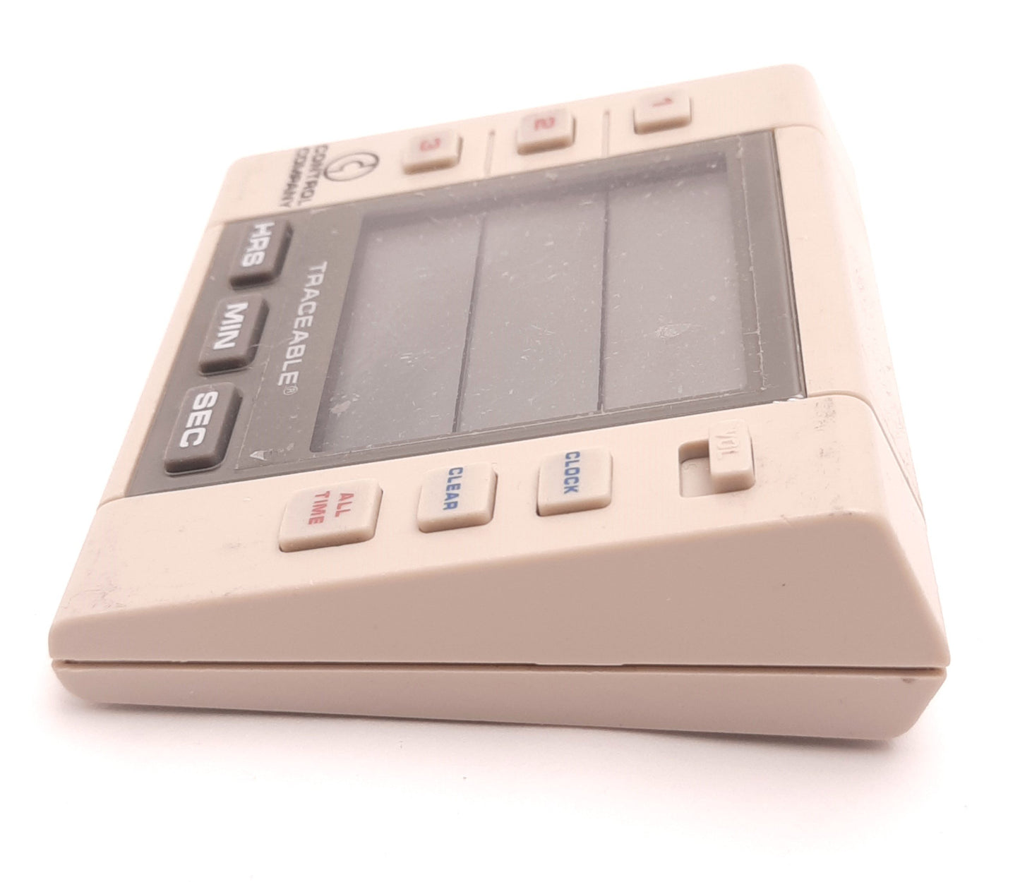 Used Control Company 5000 Traceable 3-Channel Timer/Stopwatch LCD Audio/Visual Alarm