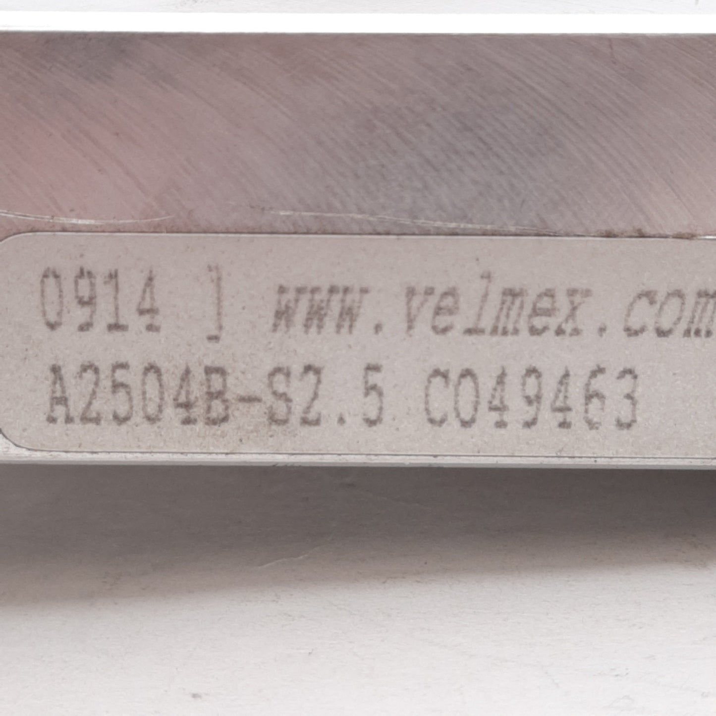 Used Velmex A2504B-S2.5 UniSlide Manual Screw Drive Linear Actuator, 1.5" Travel