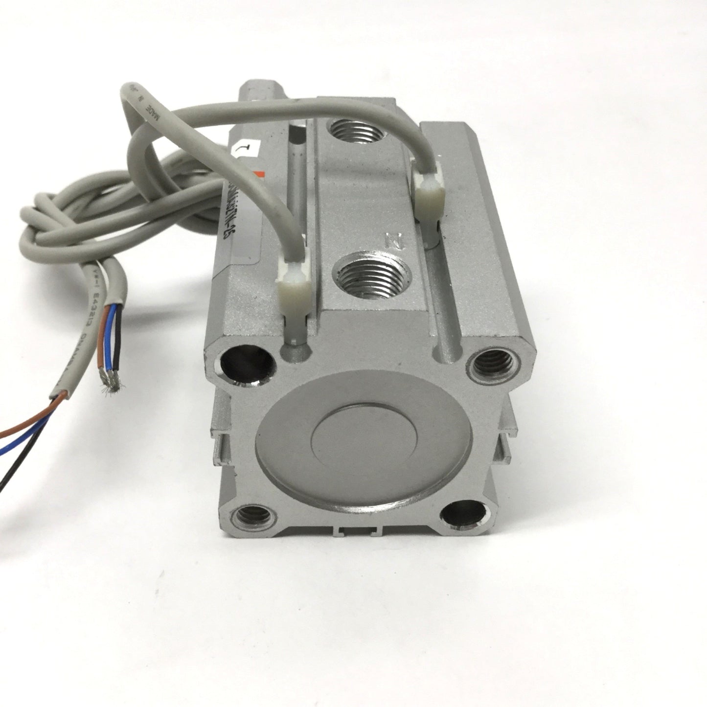 Used SMC CDQMA32TN-25 Compact Guide Rod Cylinder, 32mm Bore, 25mm Stroke w/ Switches