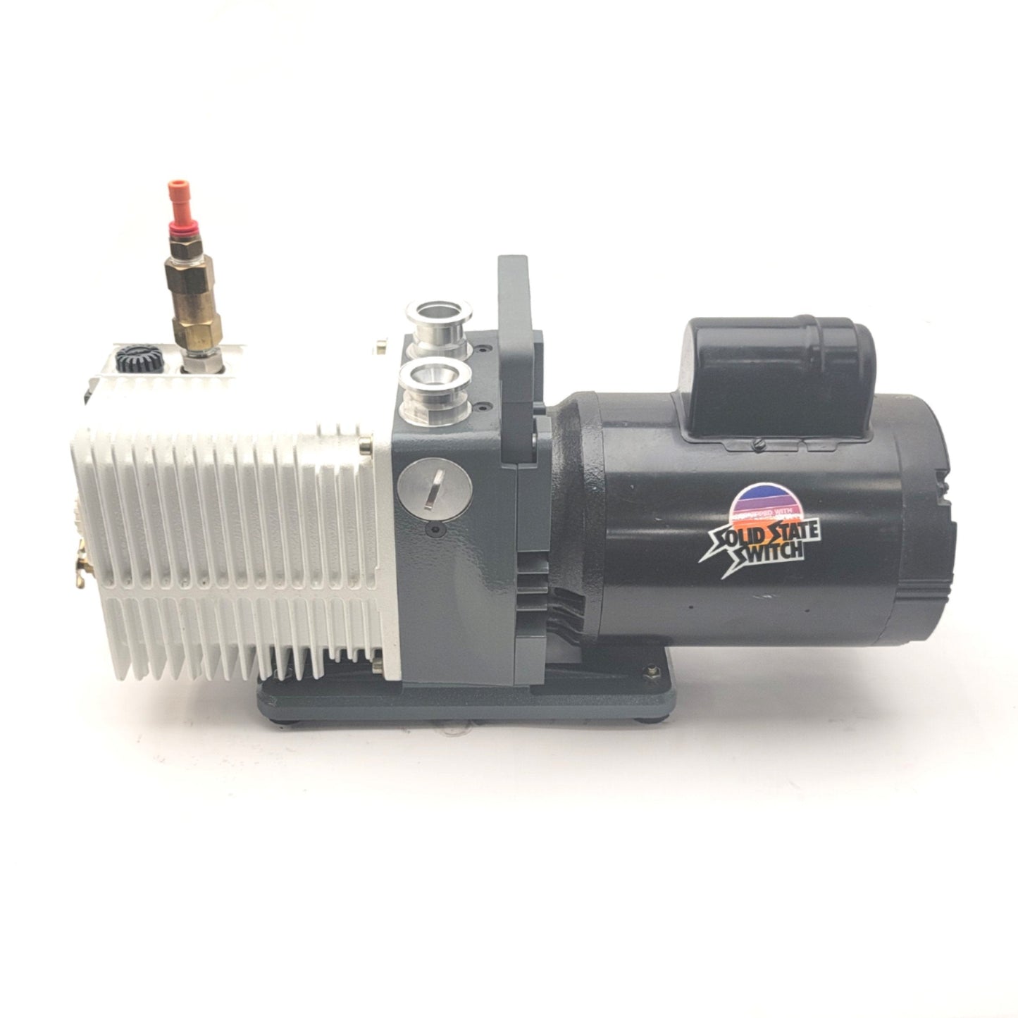 Used Varian Alcatel Adixen 210-SDX Dual Stage Rotary Vacuum Pump 115/208-230VAC 1-Ph