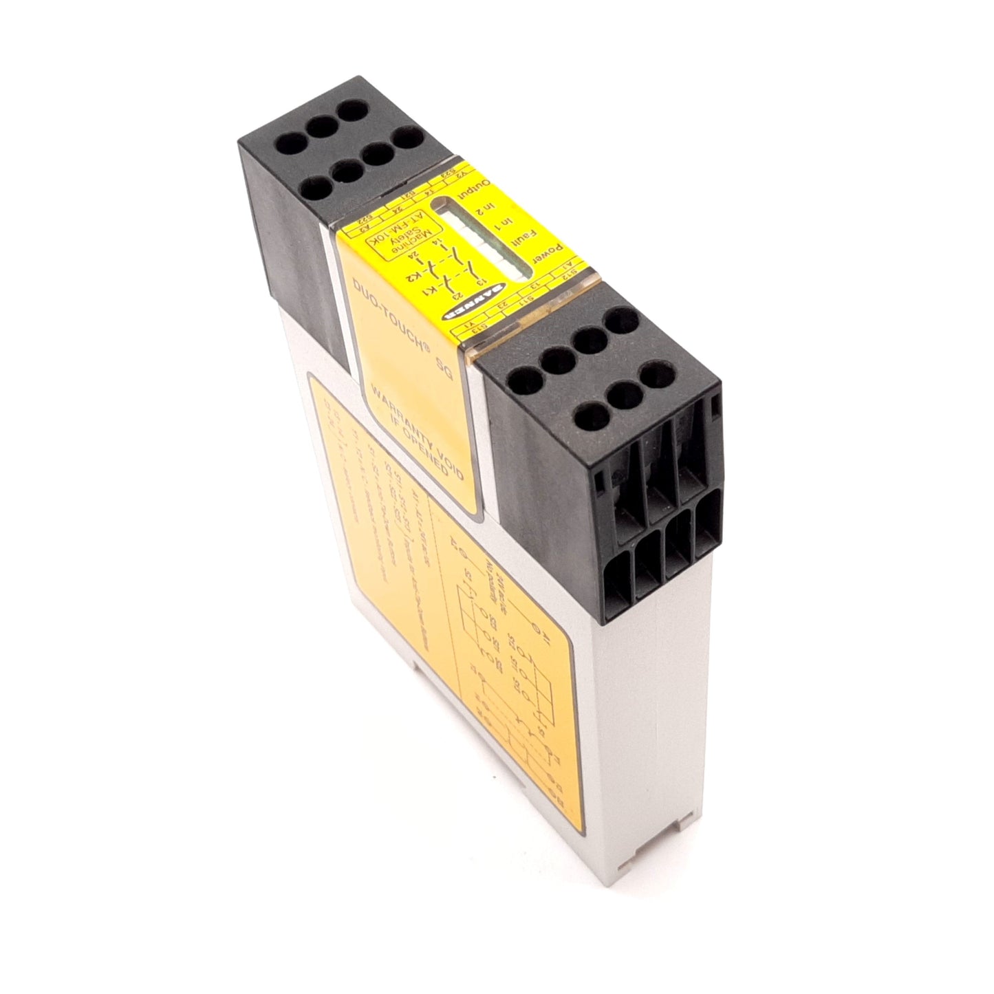 Used Banner AT-FM-10K Safety Relay Duo-Touch Two-Hand Control Module, 2-NO, 24VAC/DC