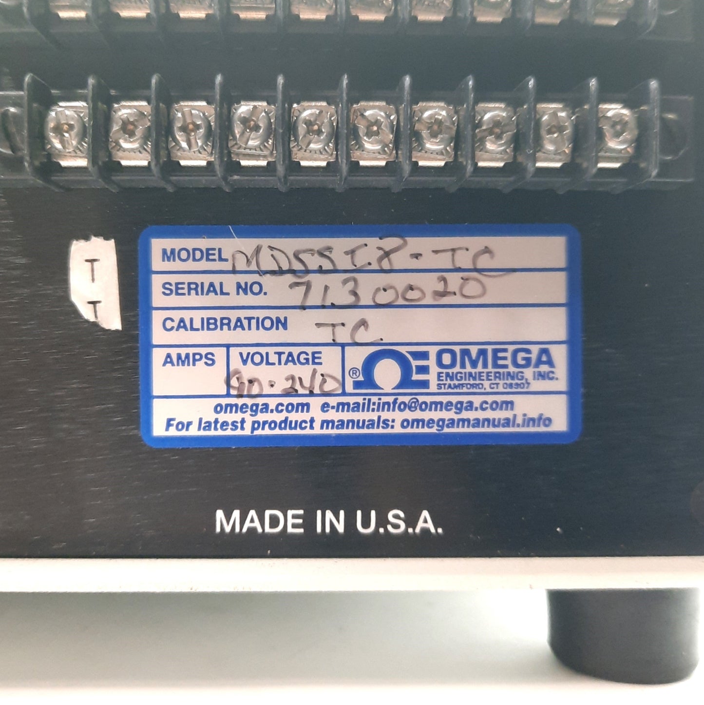 Used OMEGA MDSSi8-TC 10-Channel Digital Benchtop Thermometer, Thermocouple Input