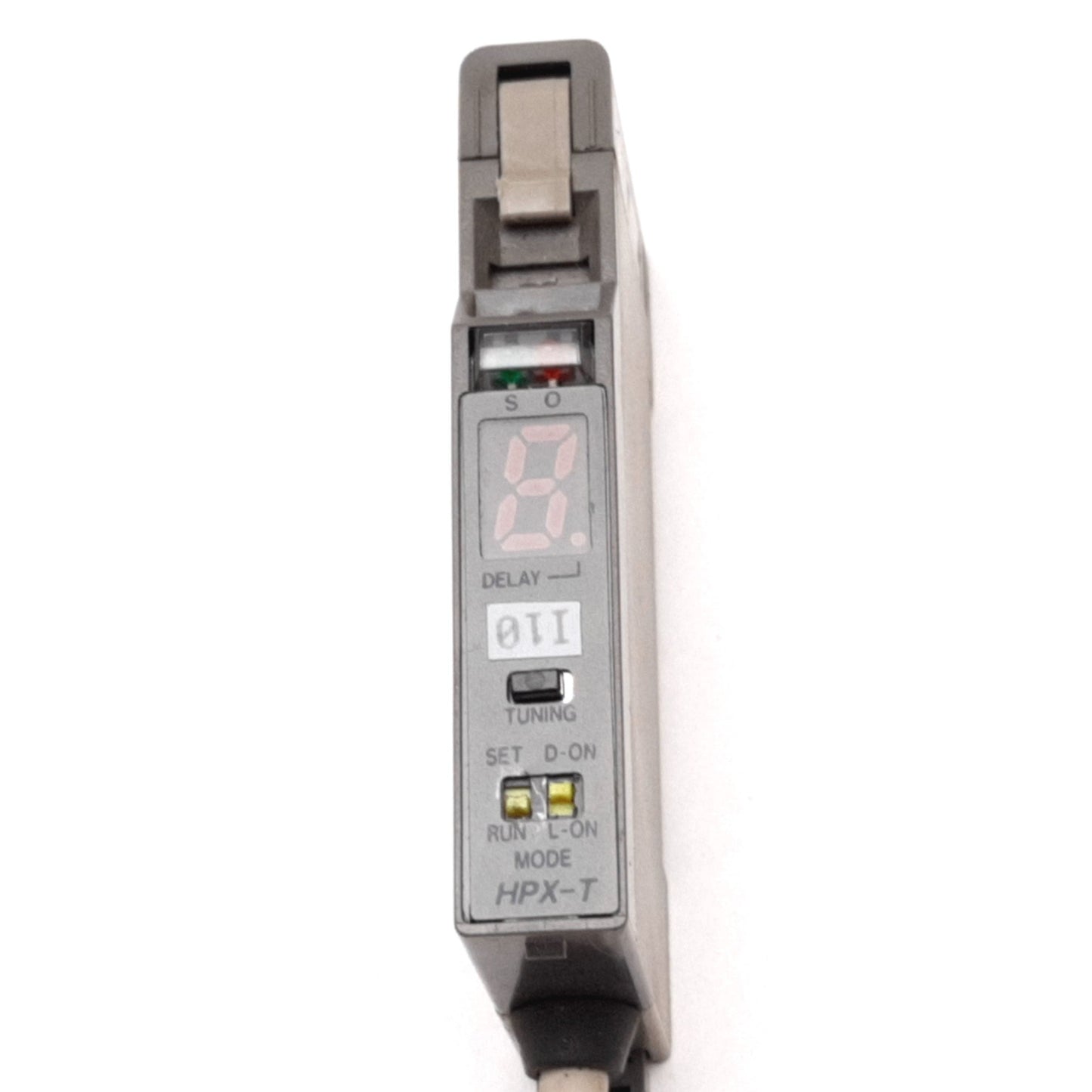 Used Honeywell HPX-T2-H Fiber Optic Photoelectric Micro Switch Sensor, 10-30VDC, PNP