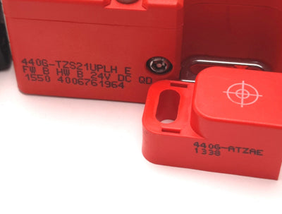 Used Allen Bradley 440G-TZS21UPLH GuardMaster Interlock Switch w Key & 440G-ATZAE