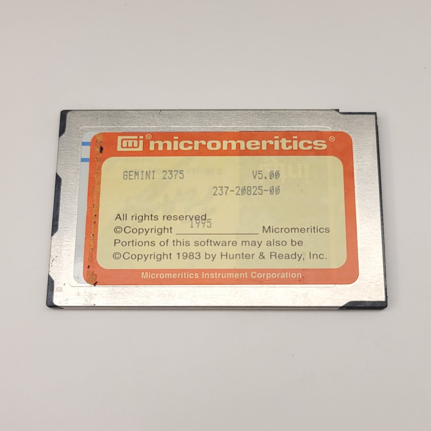 Used Micromeritics GEMINI 2375 Surface Area Pore Size Analyzer, 100-240VAC
