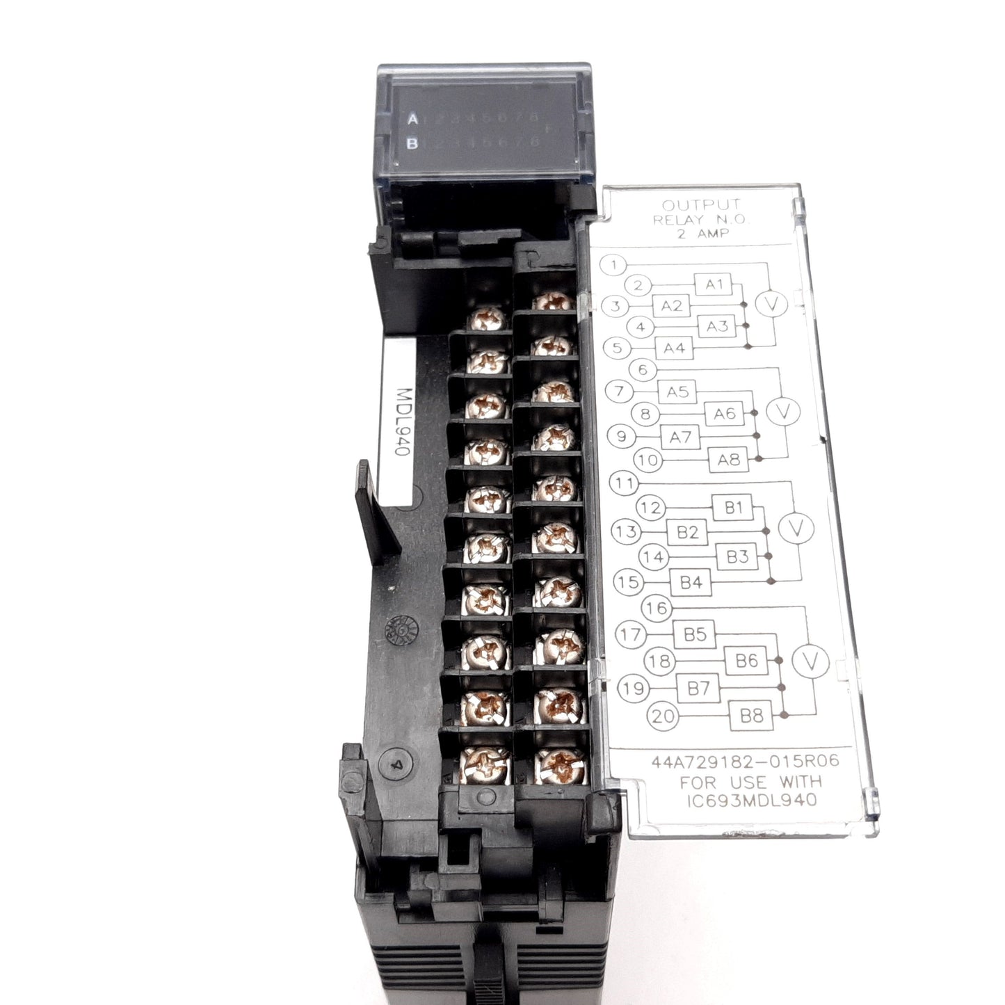 Used GE Fanuc IC693MDL940G Series 90-30 Relay Output Module, 16-Pt, NO, 120/240VAC 2A
