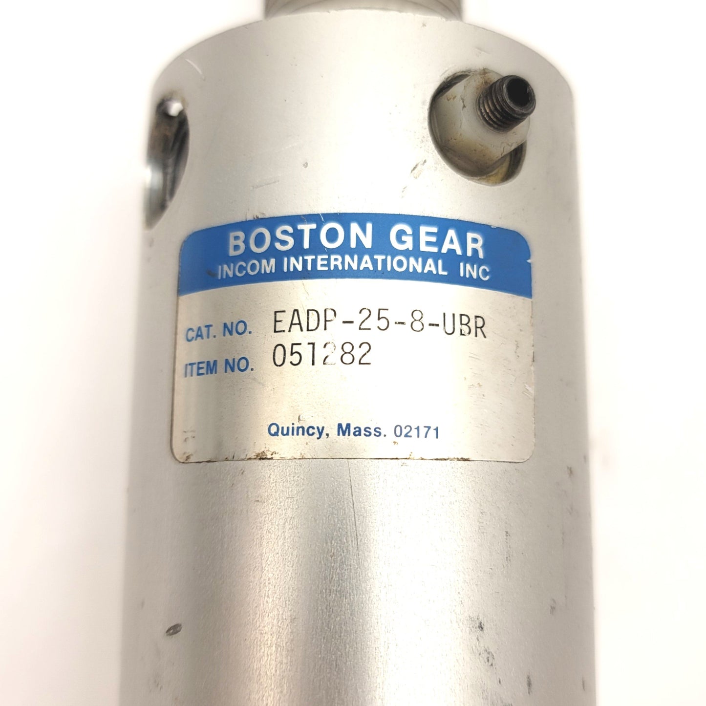 Used Boston Gear EADP-25-8-UBR Pneumatic Round Body Cylinder Bore 2.5" Stroke: 7"