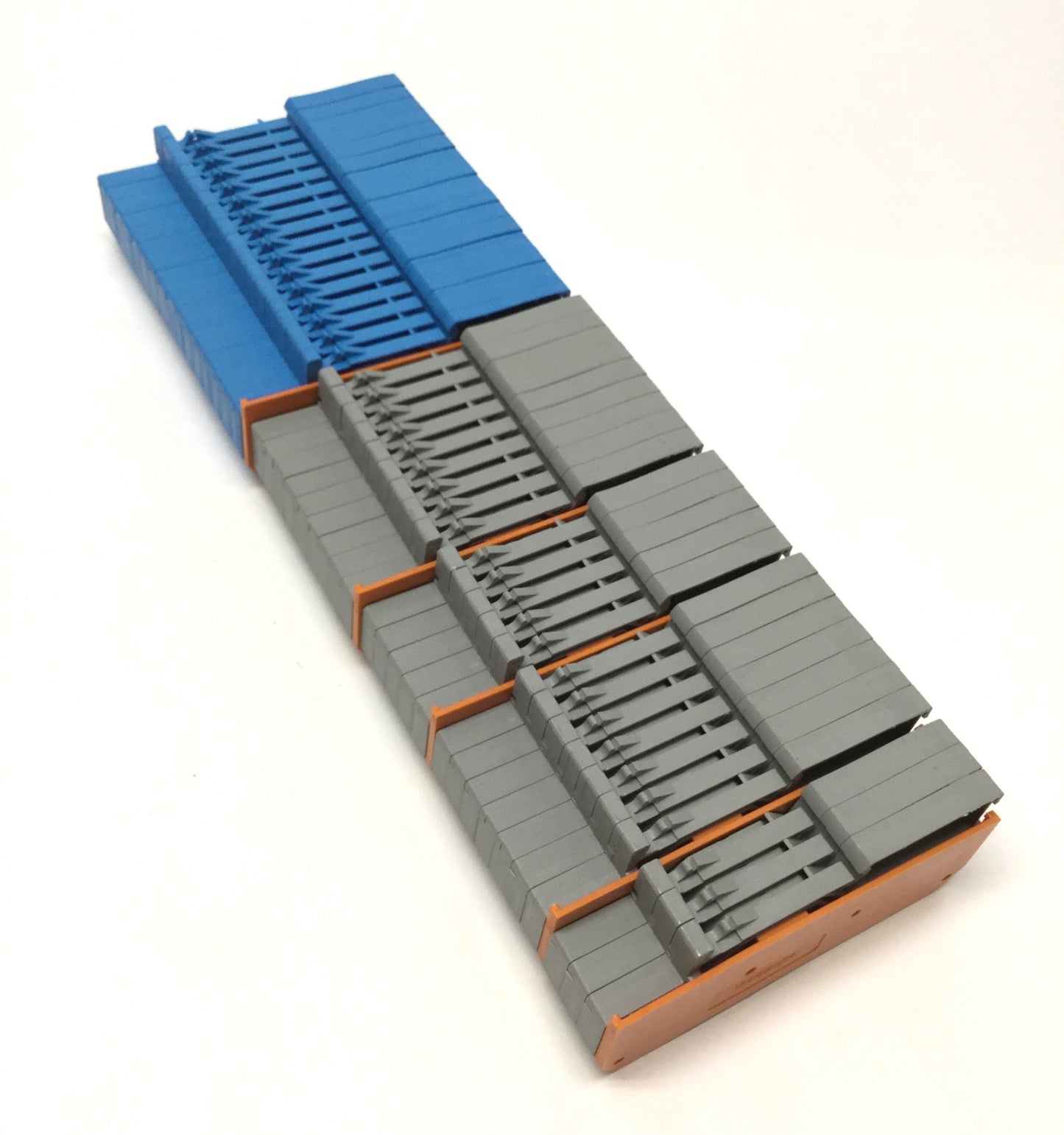 Used Lot of 40 Wago 281-652/654 Feed-Through Terminal Blocks Cage-Clamp 800V 26A
