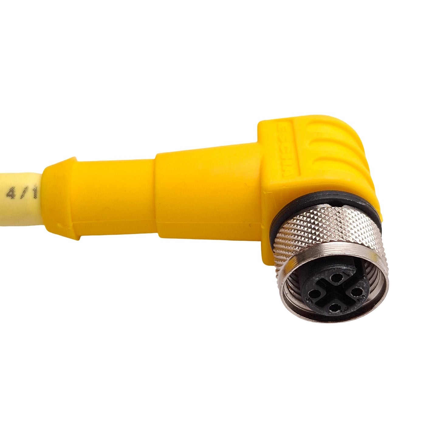 New – Open box Turck WKC 4.4T-2-RSC 4.4T/S90 U5427-3 EuroFast Cordset M12 Female 90° to Male