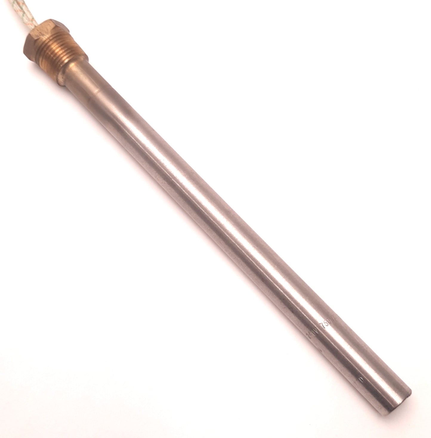 Used Watlow J6A90 Cartridge Heater 1/2" Dia x 6" Length, 240v 750W, w/ Fitting Head