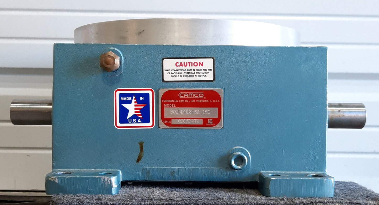 Used Camco 902RDM16H32-150 Rotary Indexer 9.5" 16 Stops 150 Period *No Motor*