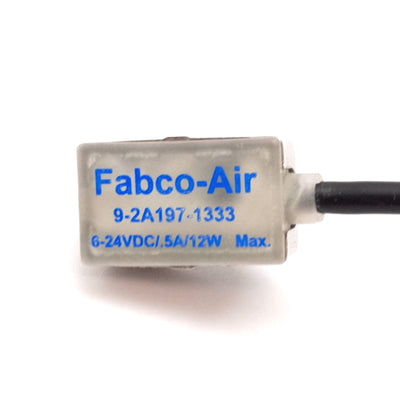 Used Fabco-Air 9-2A197-1333 Cylinder Sensor Switch, Voltage: 6-24VDC, 0.5A, 12W
