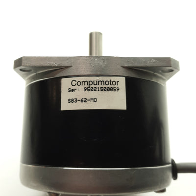 Used Parker S83-62-MO Compumotor Stepper Motor, 2-Phase, 140oz-in, NEMA 34, 9' Cable