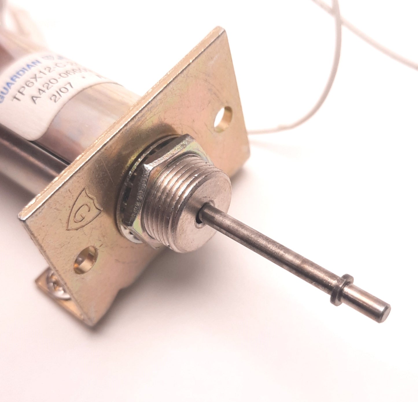 Used Guardian TP6X12-C-24 Tubular Solenoid 24v DC Coil Cont Duty, 121 Ohms, 5W, 198mA