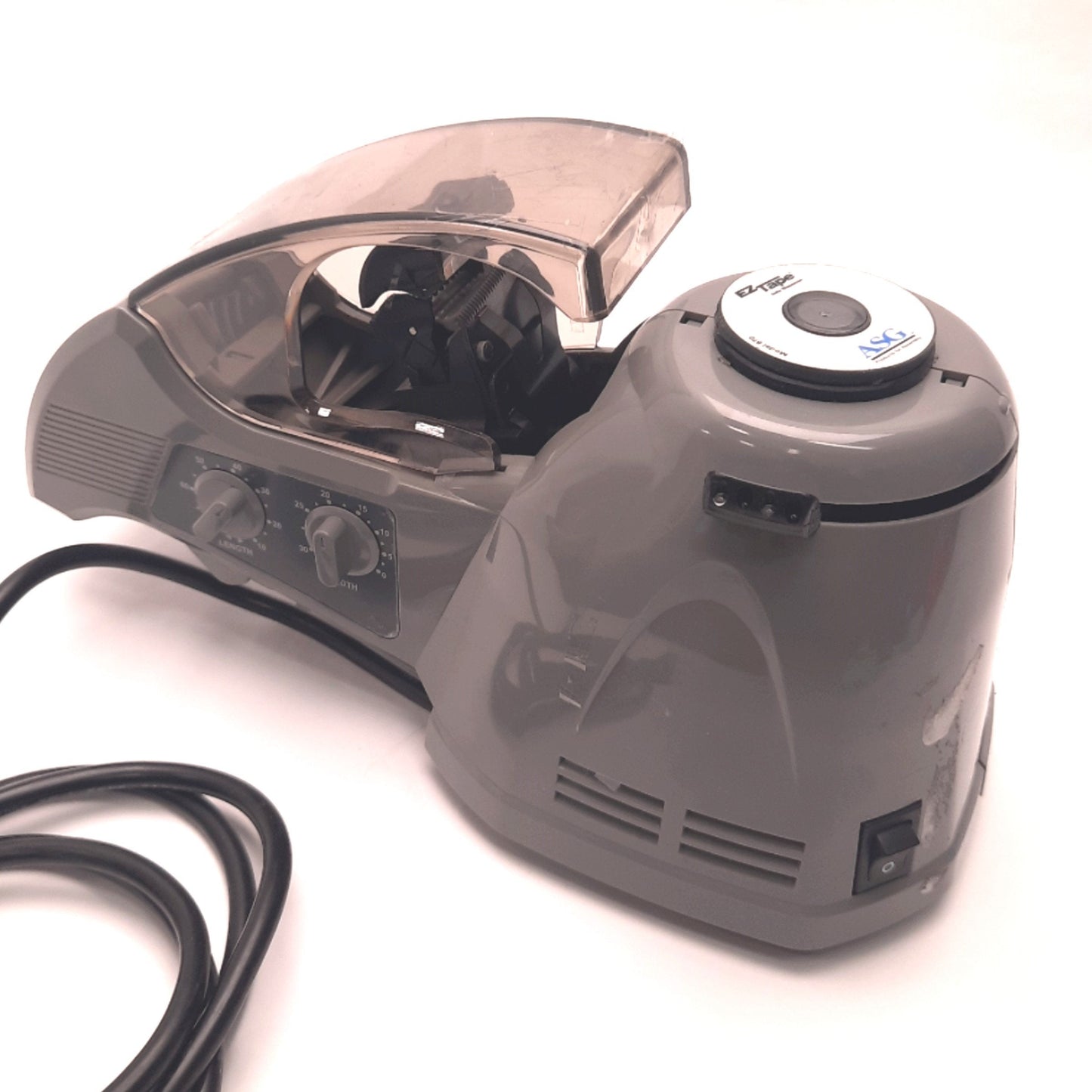 Used EZTape ZCut-870 Tape Dispenser 100-125v AC, 25 Watts,15-70mm x 3-25mm Tape