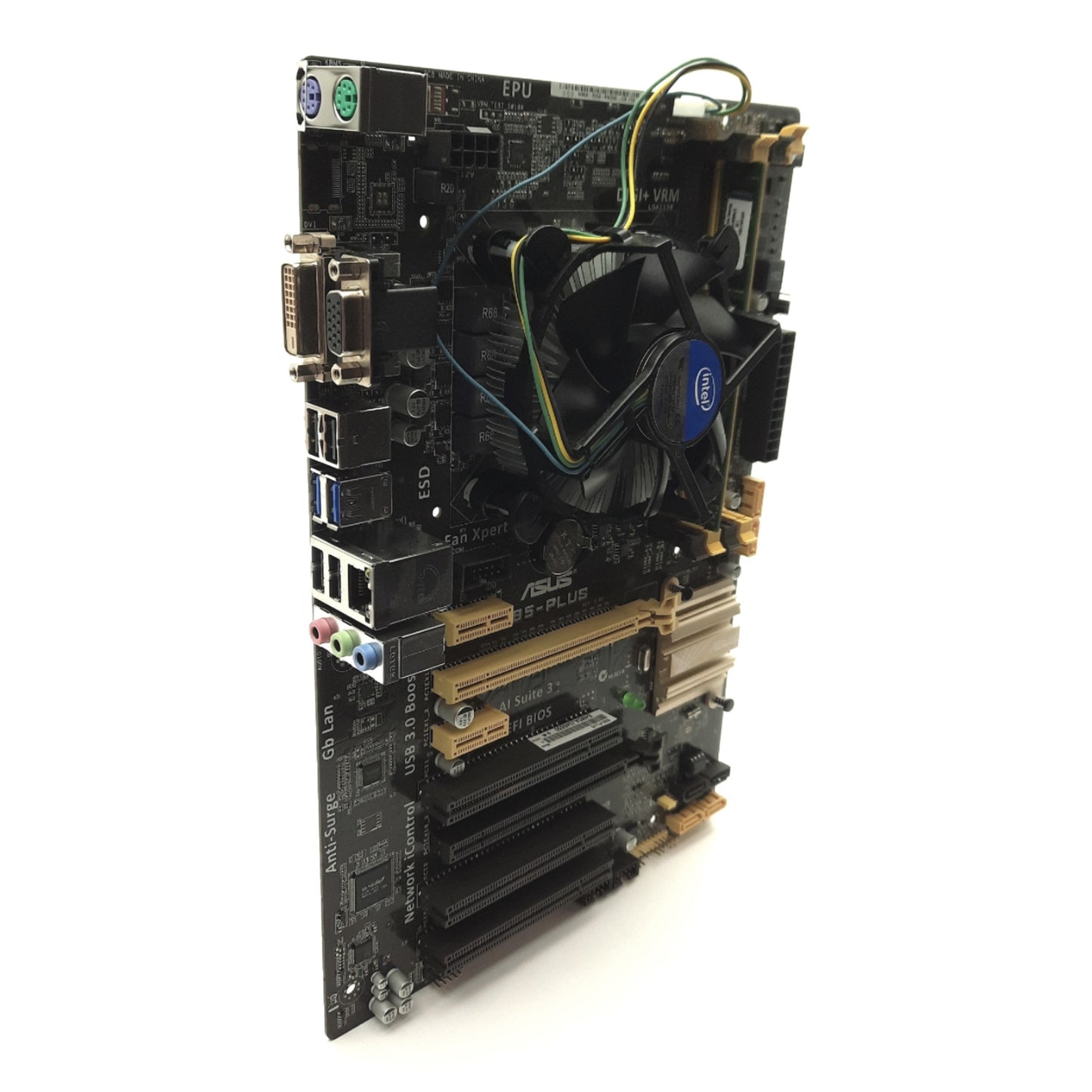 Used ASUS B85-PLUS Motherboard & CPU Intel Pentium G3240 3.1GHz 4GB RAM PCIe x16/1