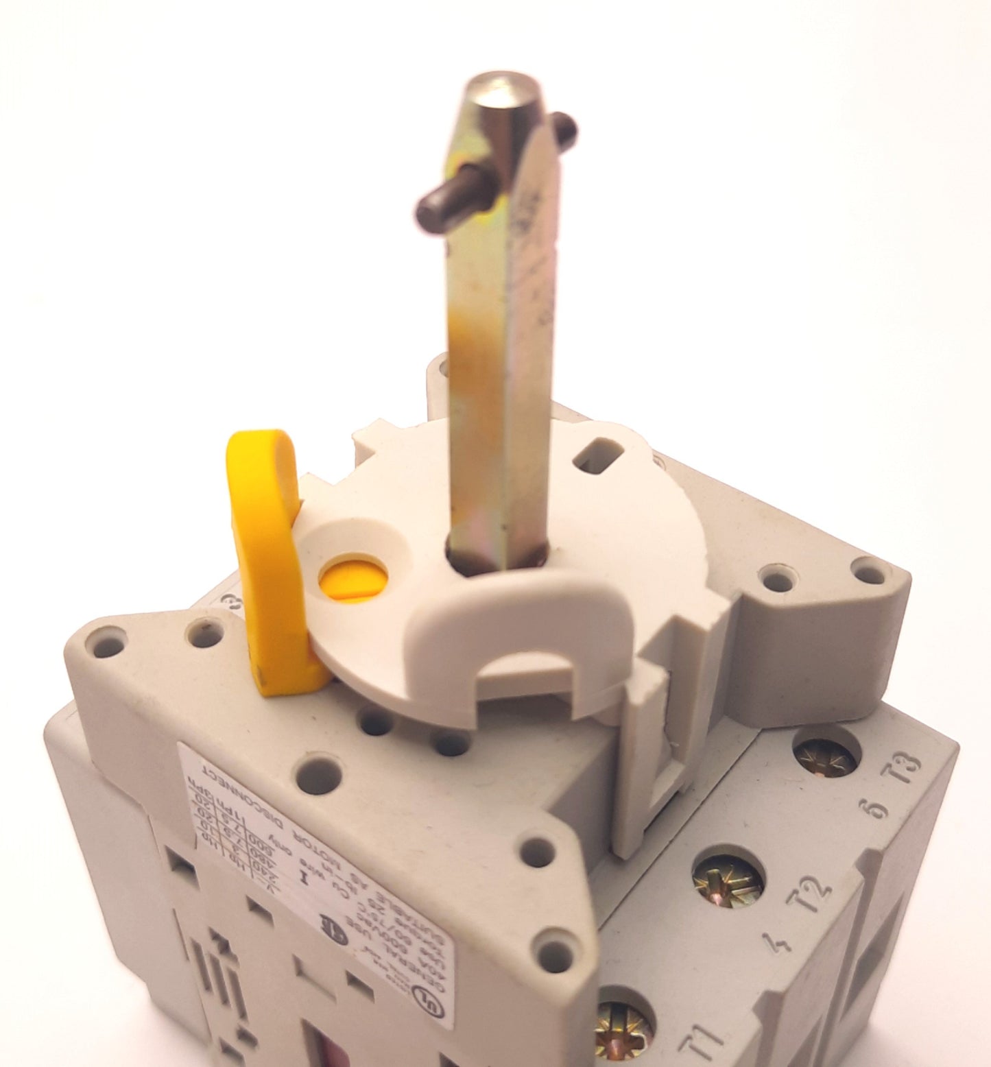 Used Allen Bradley 194E-A40-1753 Disconnect Load Switch 3-Pole 600VAC 40A, DIN Rail