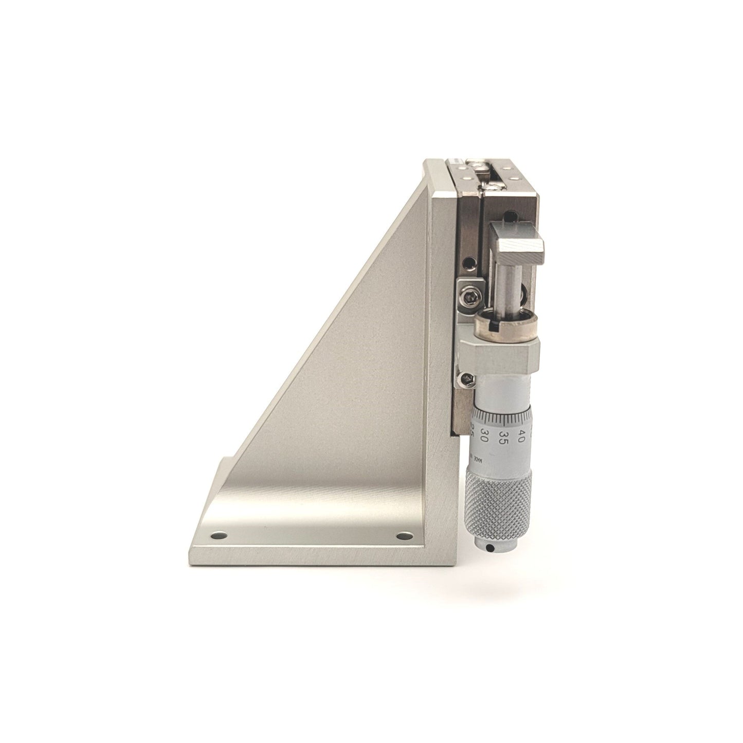 New Misumi ZSG50 Z-Axis Manual Positioner Stage 20mm Travel 50mm x 50mm W/ Lock Nut