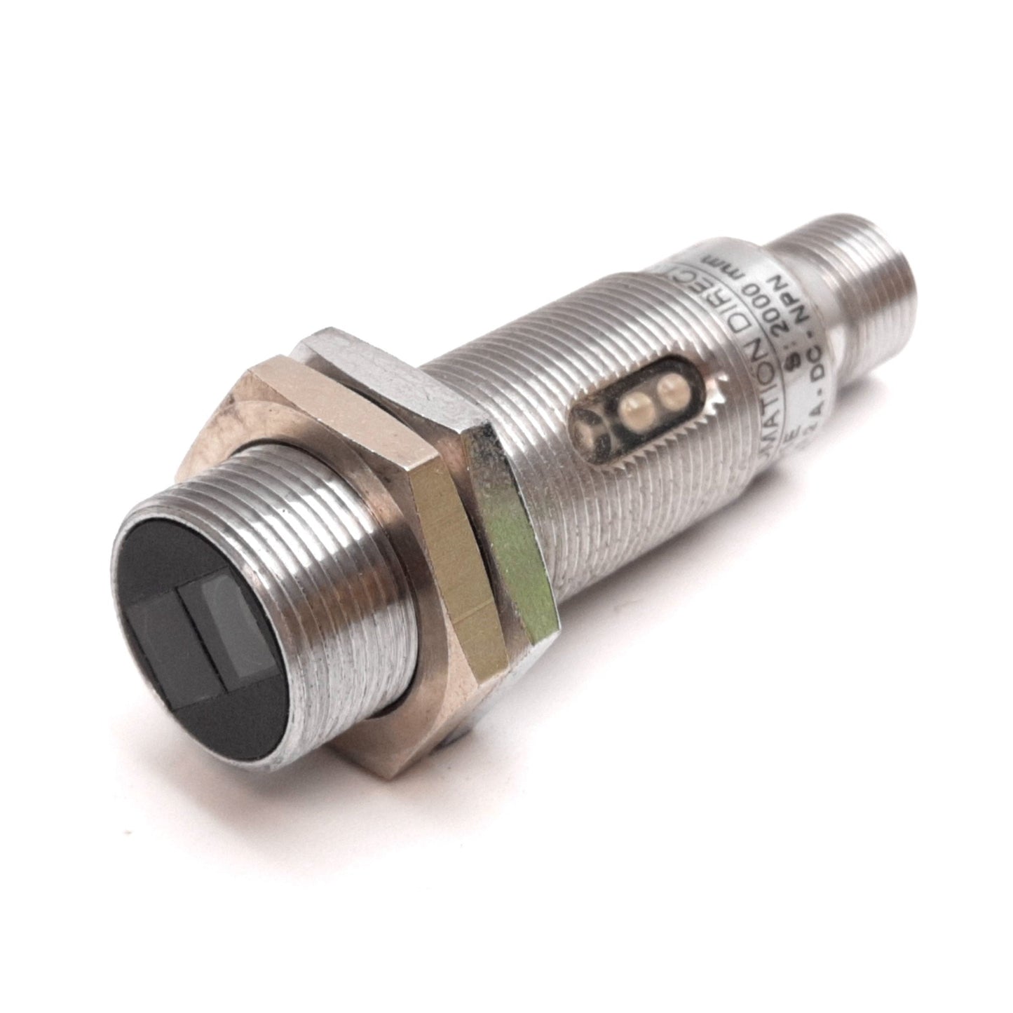 Used Automation Direct C18P-AN-1E Photoelectric Sensor, 2m, 10-30VDC, NPN, 4-Pin M12