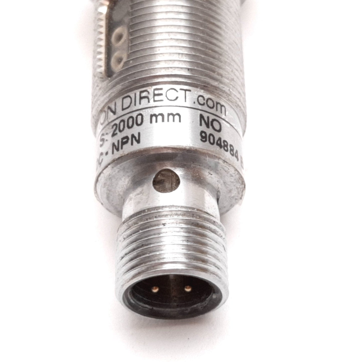 Used Automation Direct C18P-AN-1E Photoelectric Sensor, 2m, 10-30VDC, NPN, 4-Pin M12