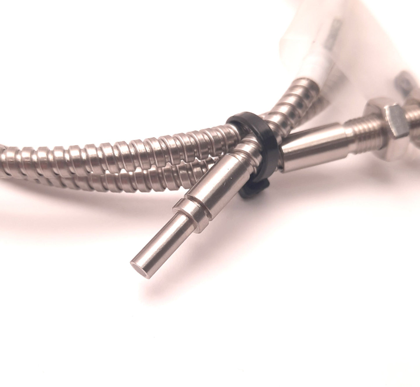 New – Open box IFM E20823 Fiber Optic Through Beam Sensor 3mm Bundle, 32" Length, 5/16x24