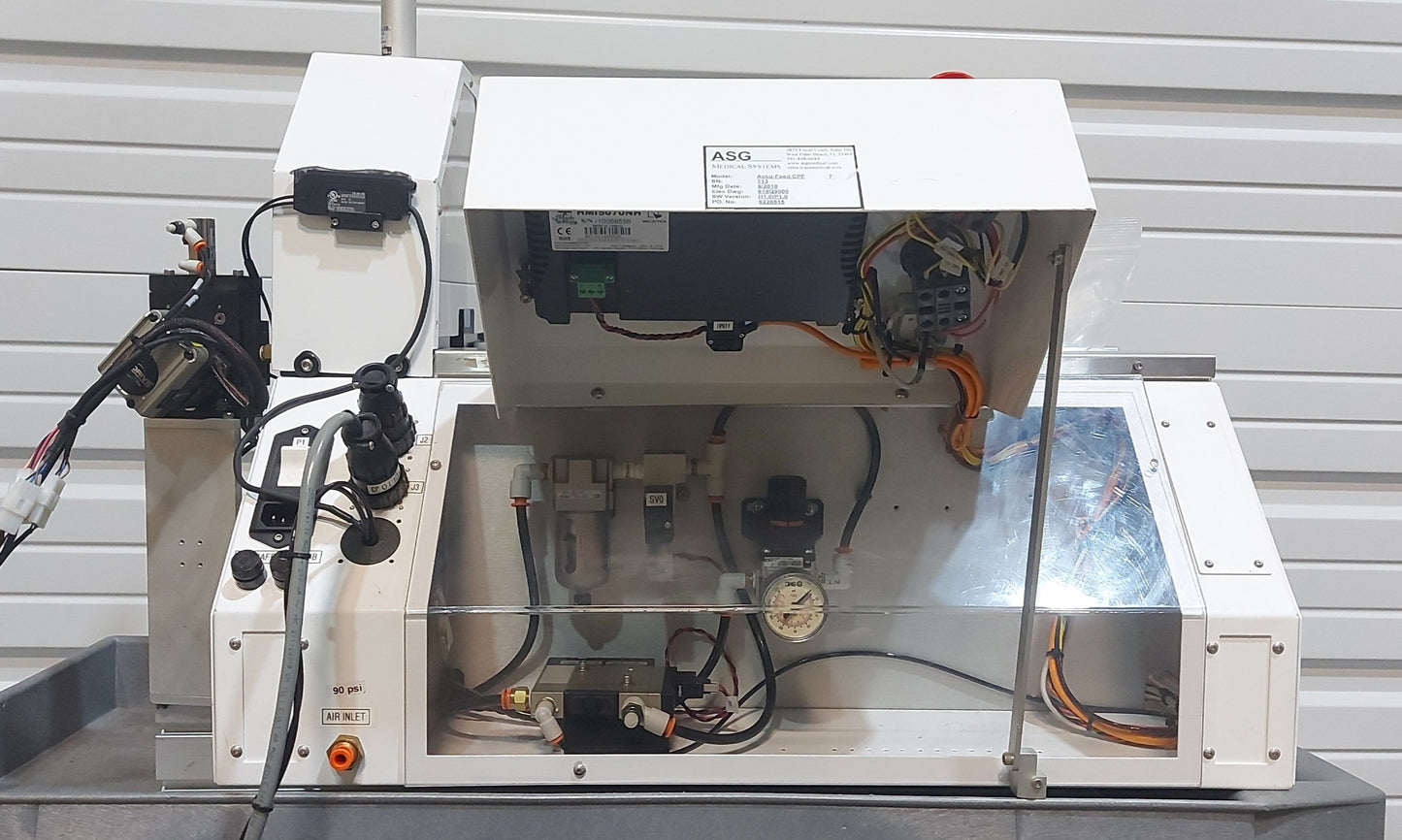 Used ASC Medical Systems Accu-Feed CPF Center Pick Feeder 1Part/4sec 24"/sec 120VAC