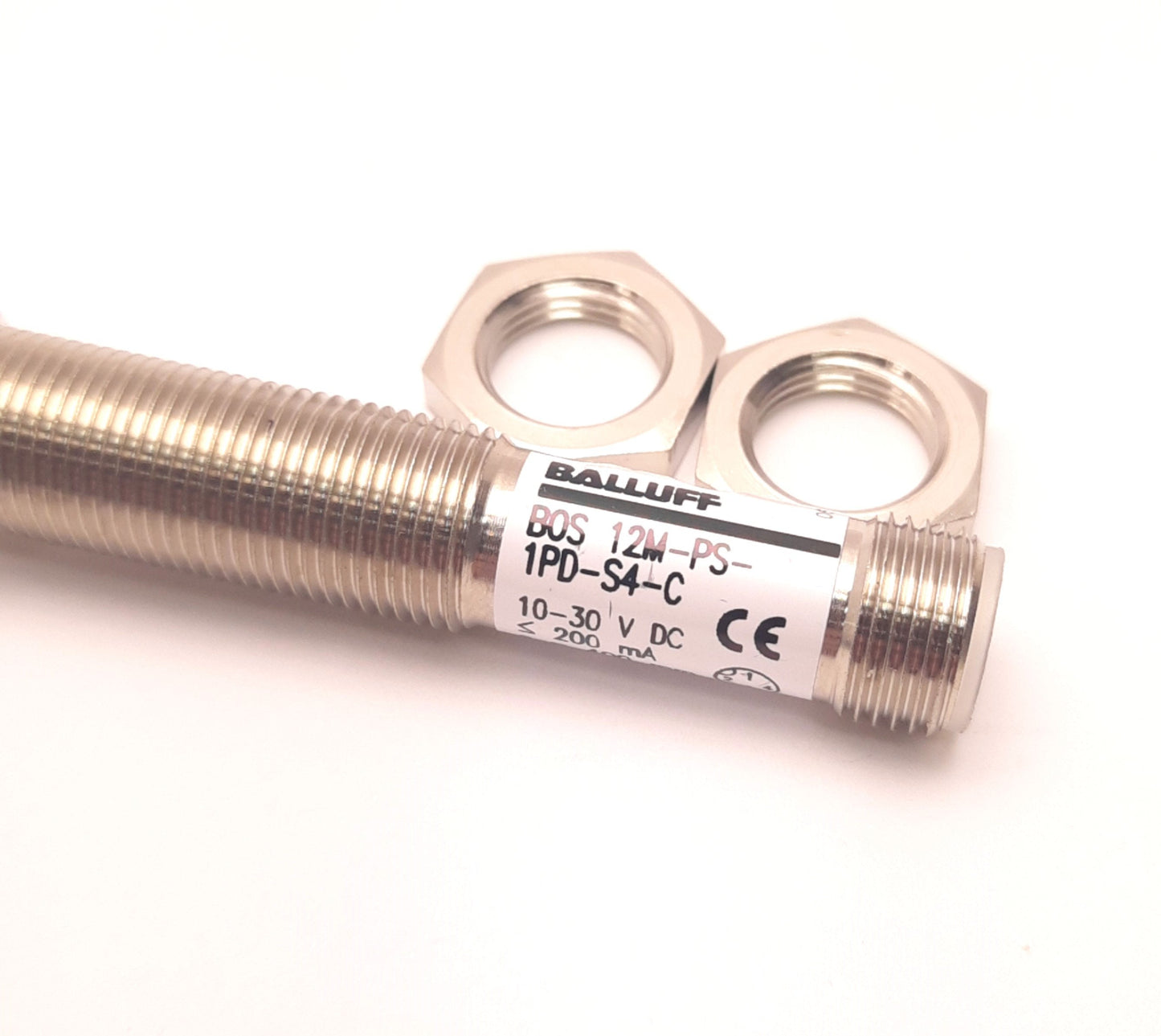 New Balluff BOS 12M-PS-1PD-S4-C Diffuse Sensor 400mm Range PNP NO 10-30v DC