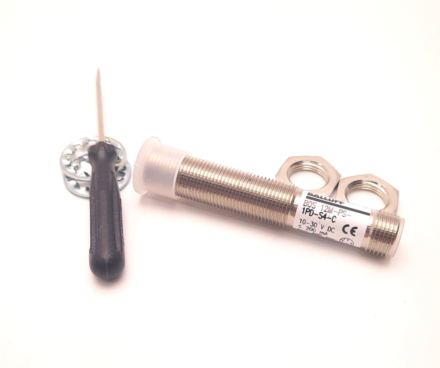 New Balluff BOS 12M-PS-1PD-S4-C Diffuse Sensor 400mm Range PNP NO 10-30v DC