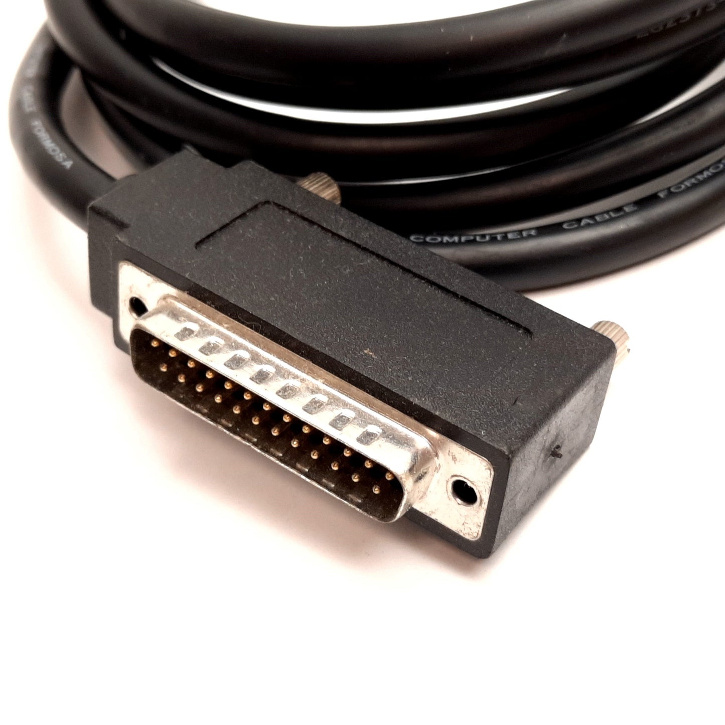 Used GE Fanuc IC693CBL301A Backplane Cable 25-Pin D-Sub Connection, 2m Long