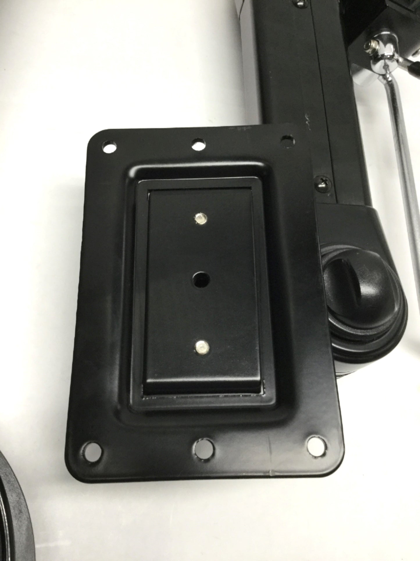 Used Custom Products 60239-W Adjustable Wall Mount LCD Monitor Arm w/Keyboard Tray
