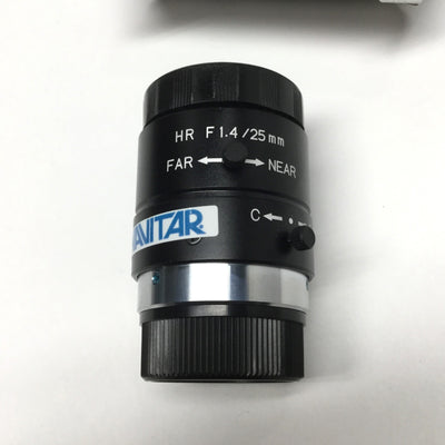 New – Open box Navitar NMV-25M23 Machine Vision 2/3" Format Camera Lens 25mm FL, f/1.4, C-Mount
