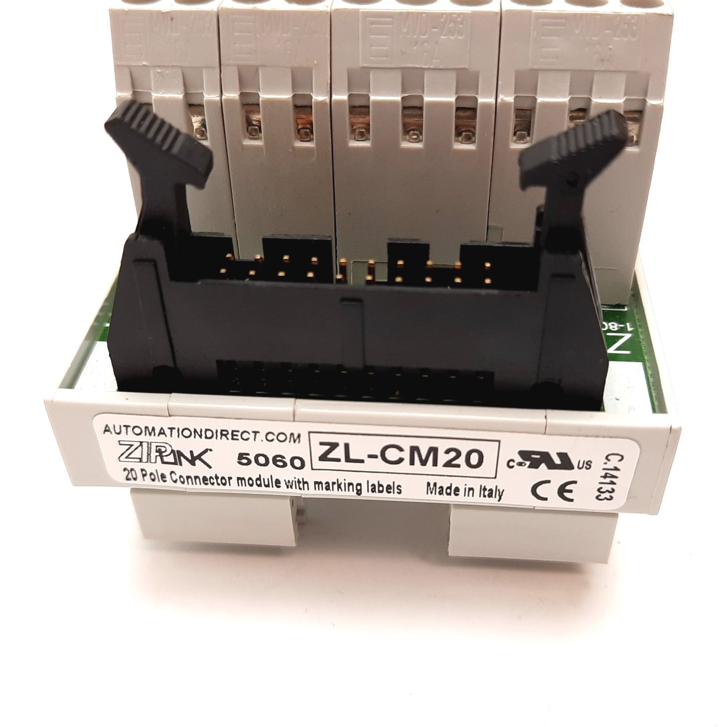 Used Automation Direct ZL-CM20 Ziplink Connector Module, 20-Pin to Screw Terminals