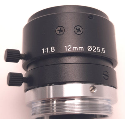 Used Tamron 23FM12L Lens C Mount 2/3 Size,Focal Length 12mm, 1.8-16 Range, 10.2" Min