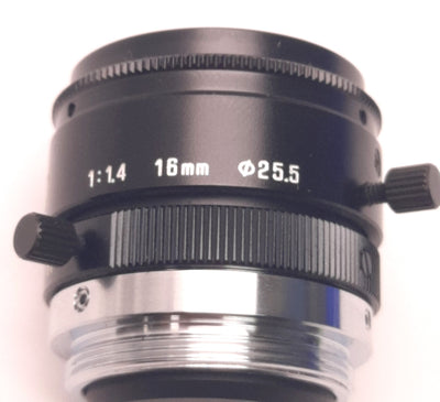 Used Tamron 23FM16L CCTV Camera Lens, 2/3" Sensor, 16mm FL, F/1.4-16 C-Mount
