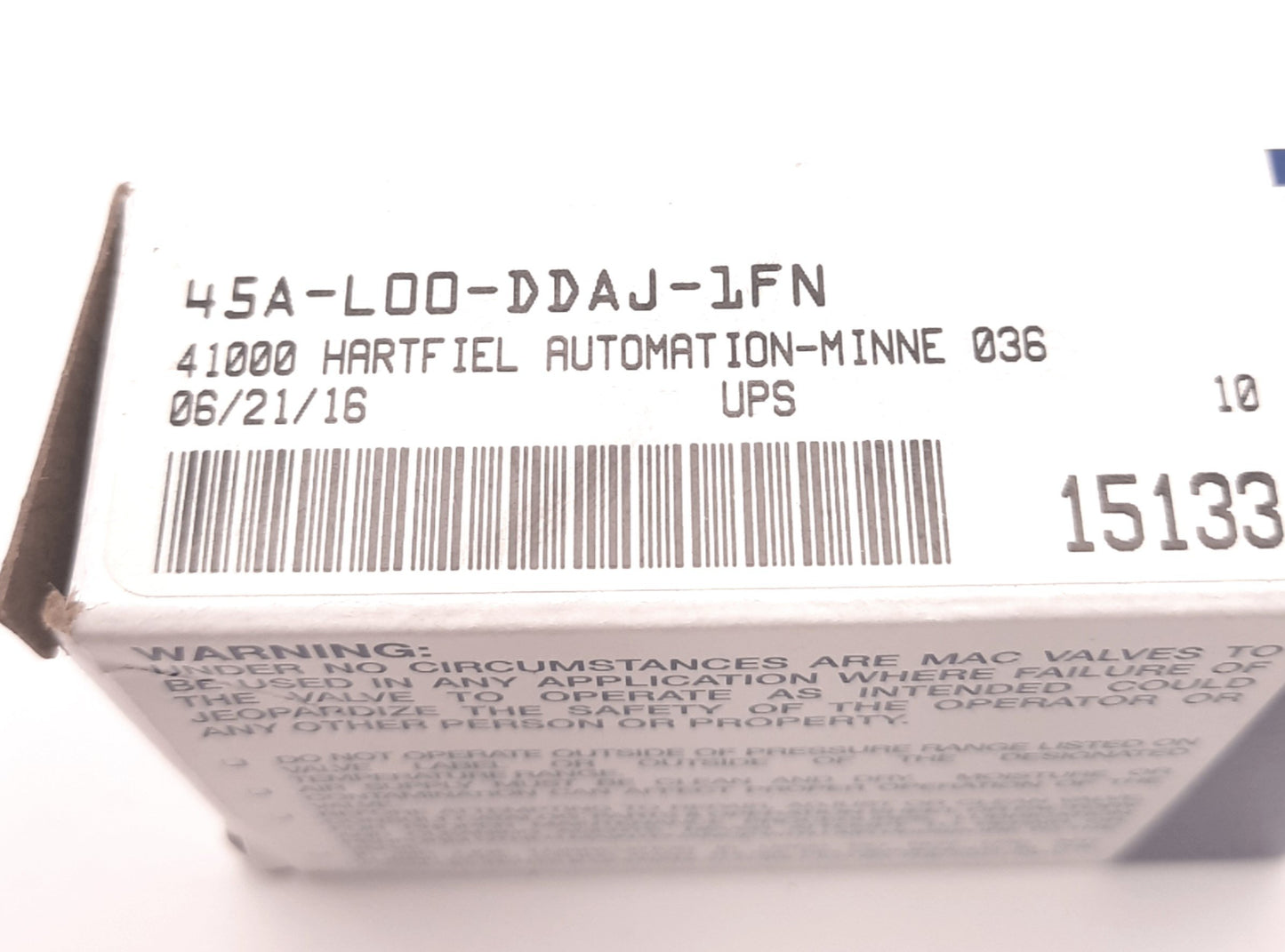 New Mac Valves 45A-L00-DDAJ-1FN Solenoid Valve 24v DC 5.4W, Non-Locking, 3-Pin