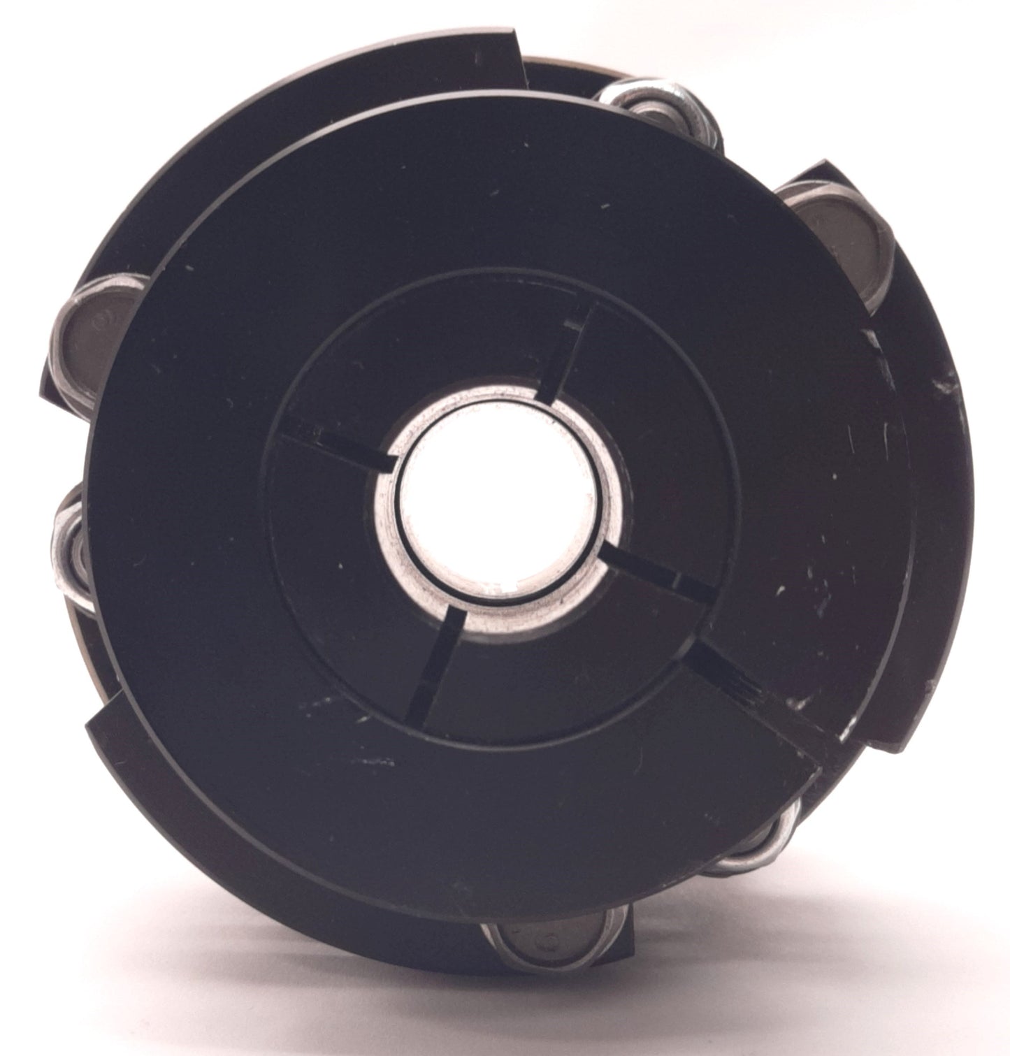 Used Zero Max 6A37C Clamp Hub Coupling 22mm ID, 3.75" OD,8000 RPM Max,3200 In-Lbs Max