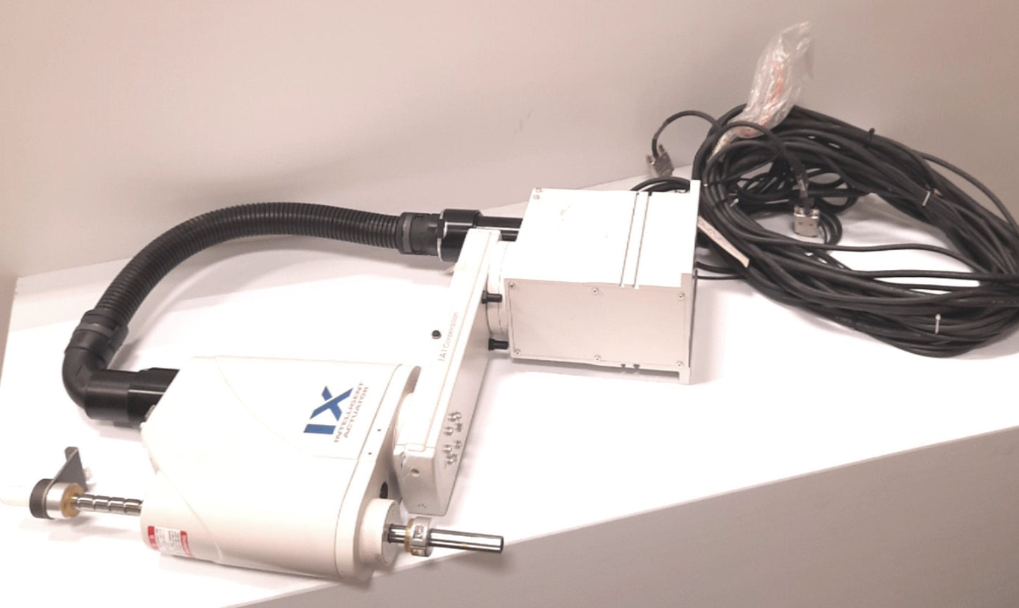 Used IAI IX-NNN3515-10L-T2 SCARA Robot Standard, 350mm Arm 150mm Vertical, 17Ft Cable