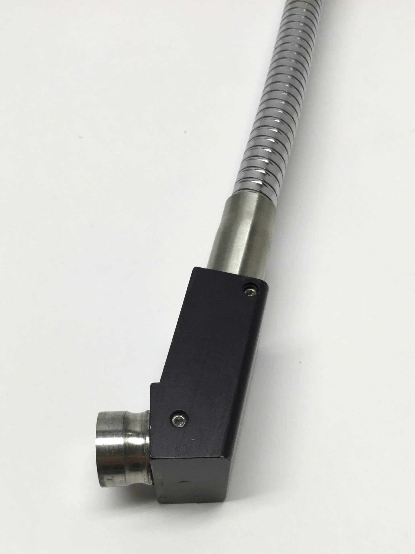 Used Dual Branch Fiber Optic Microscope Light Guide, Flex Gooseneck, 5/8" Input, 18"L