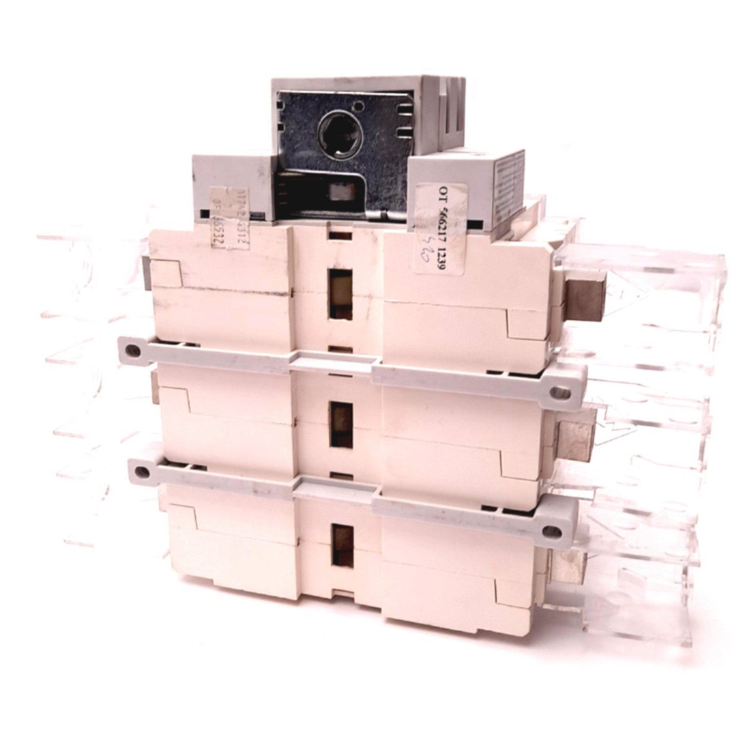 Used Ferraz Shawmut FBJ100 Fusible Rotary Disconnect Switch 600VAC 25VDC 100A 3 Pole