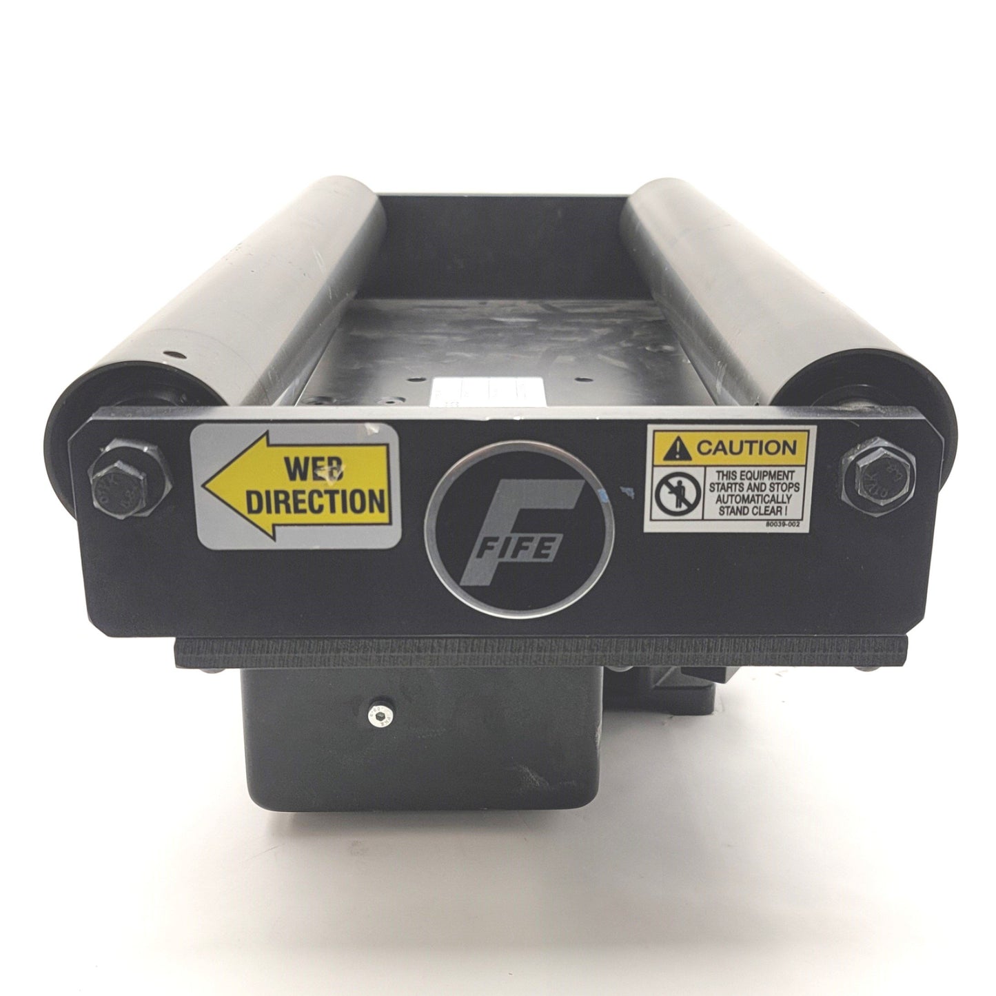 Used FIFE SYMAT-50 Linear Race Offset Pivot Guide 18" Roll Face 10" Guide Span
