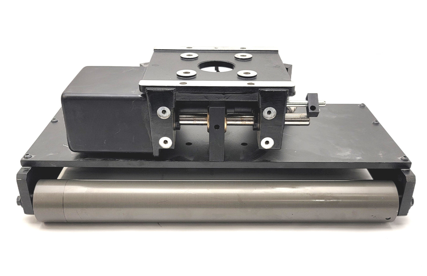 Used FIFE SYMAT-50 Linear Race Offset Pivot Guide 18" Roll Face 10" Guide Span